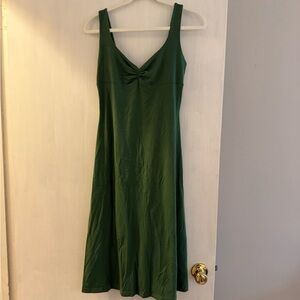 Susana Monaco Forest Green Midi Dress